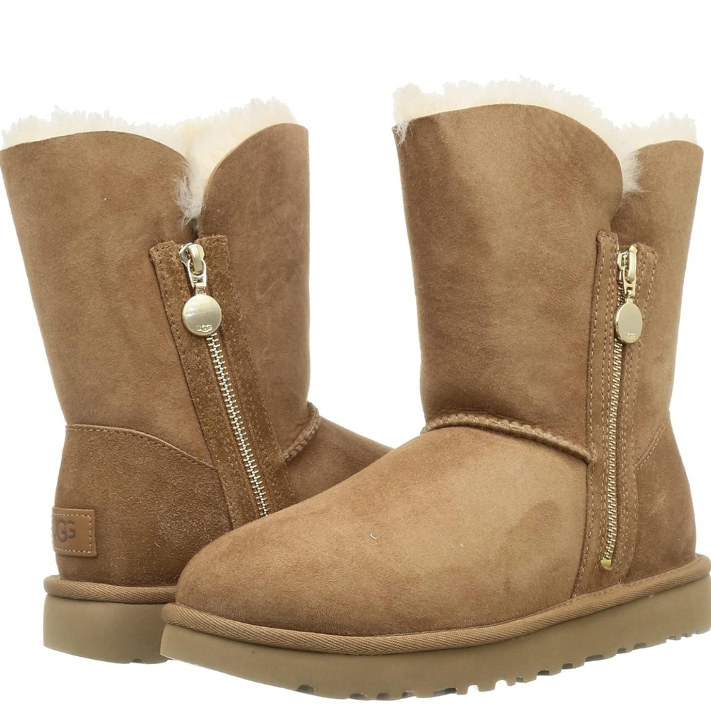 UGG Chestnut Ankle Boots with Shearling